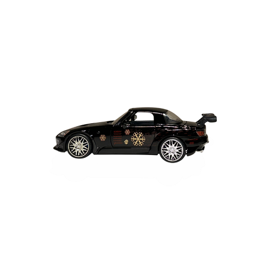 Fast & Furious Johnny's Honda S2000 Die-Cast Model Car – Black Collectible Toy Car