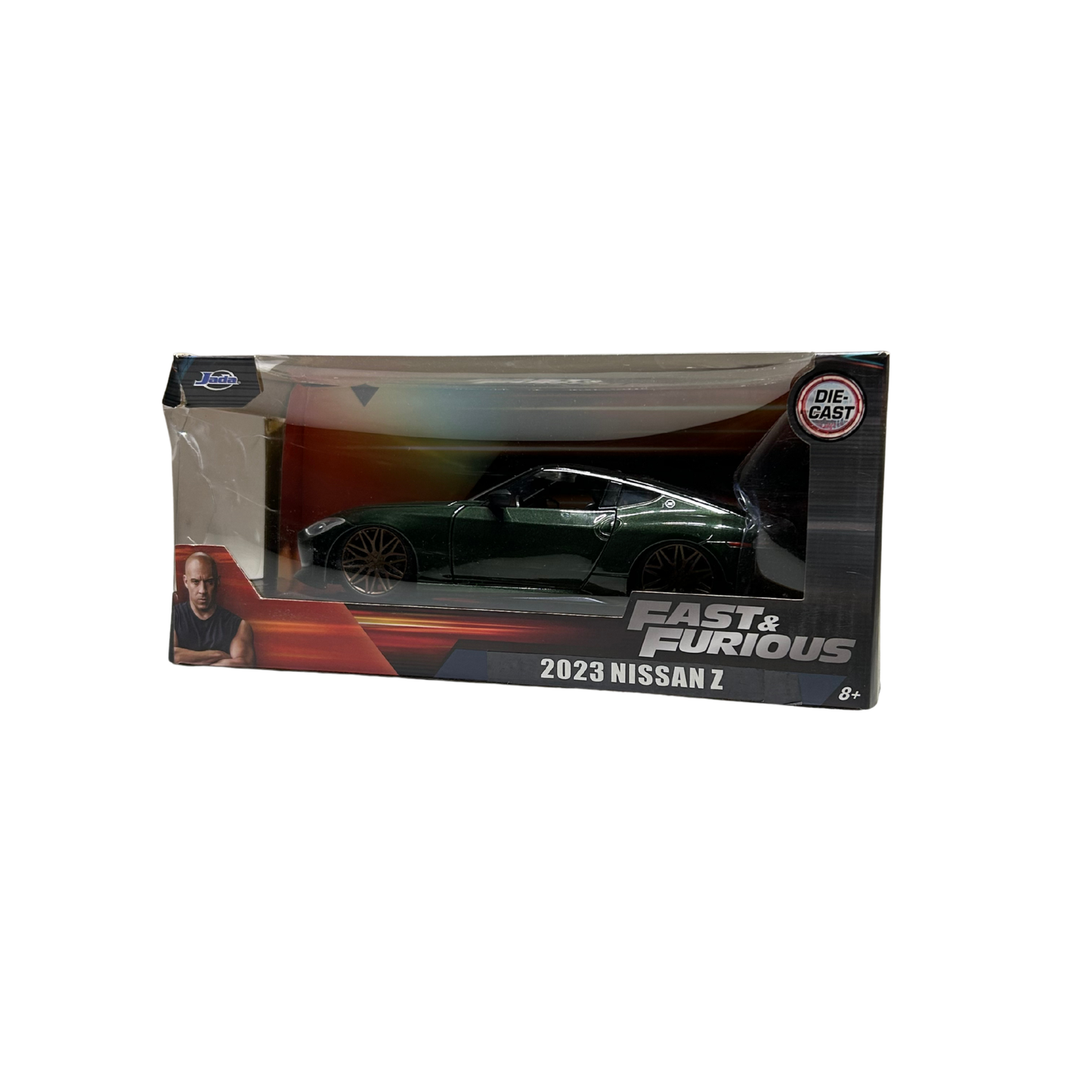 Fast & Furious 2023 Nissan Z Die-Cast Model Car – Green Collectible Toy Car