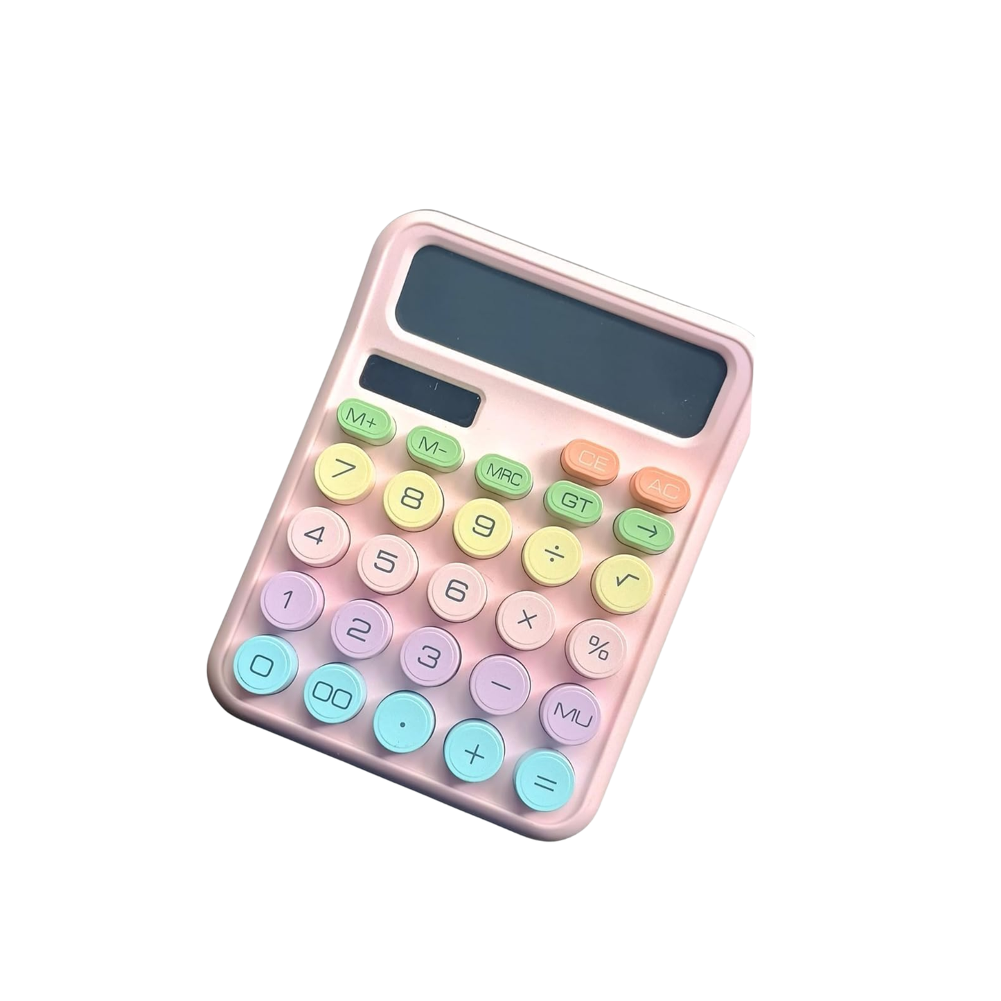 Karuida 12-Digit Basic Desktop Calculator – Trendy Pink, Stylish & Efficient