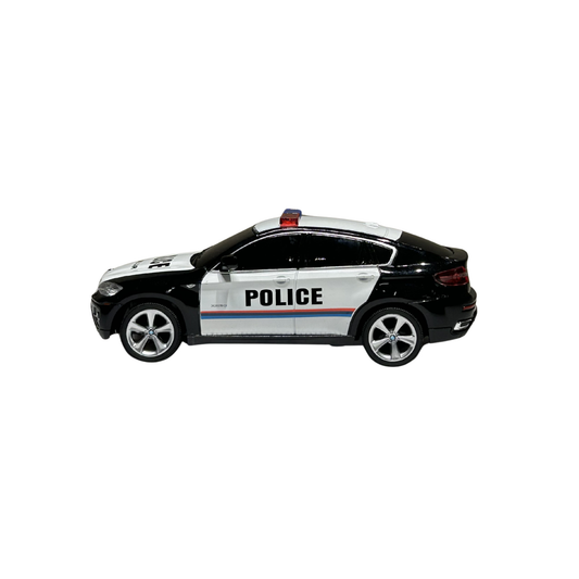 BMW X6 Police RC Car 1:24 Scale – Full Function Remote Control SUV with Lights