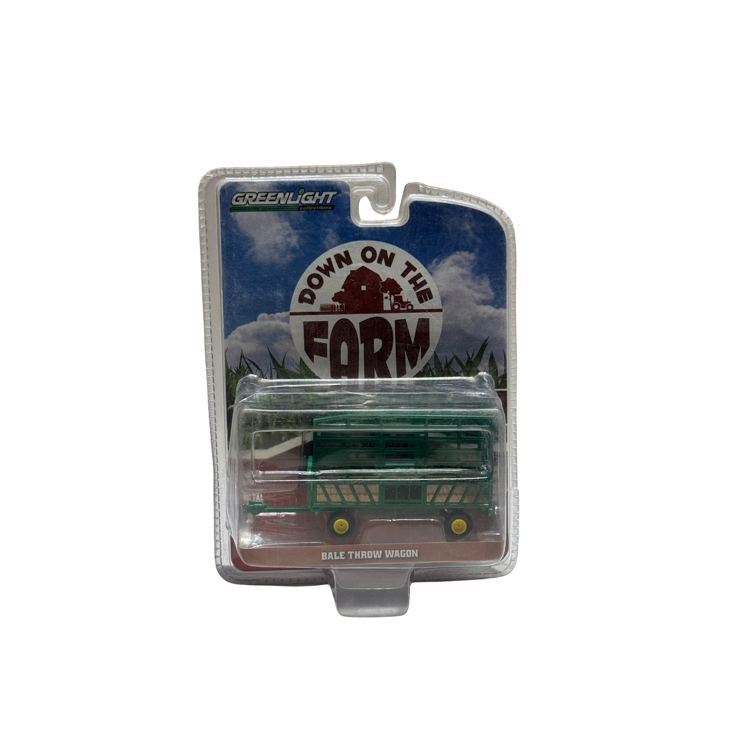 Bale Throw Wagon | Down on the Farm Series 4 - GreenLight 1:64 Scale