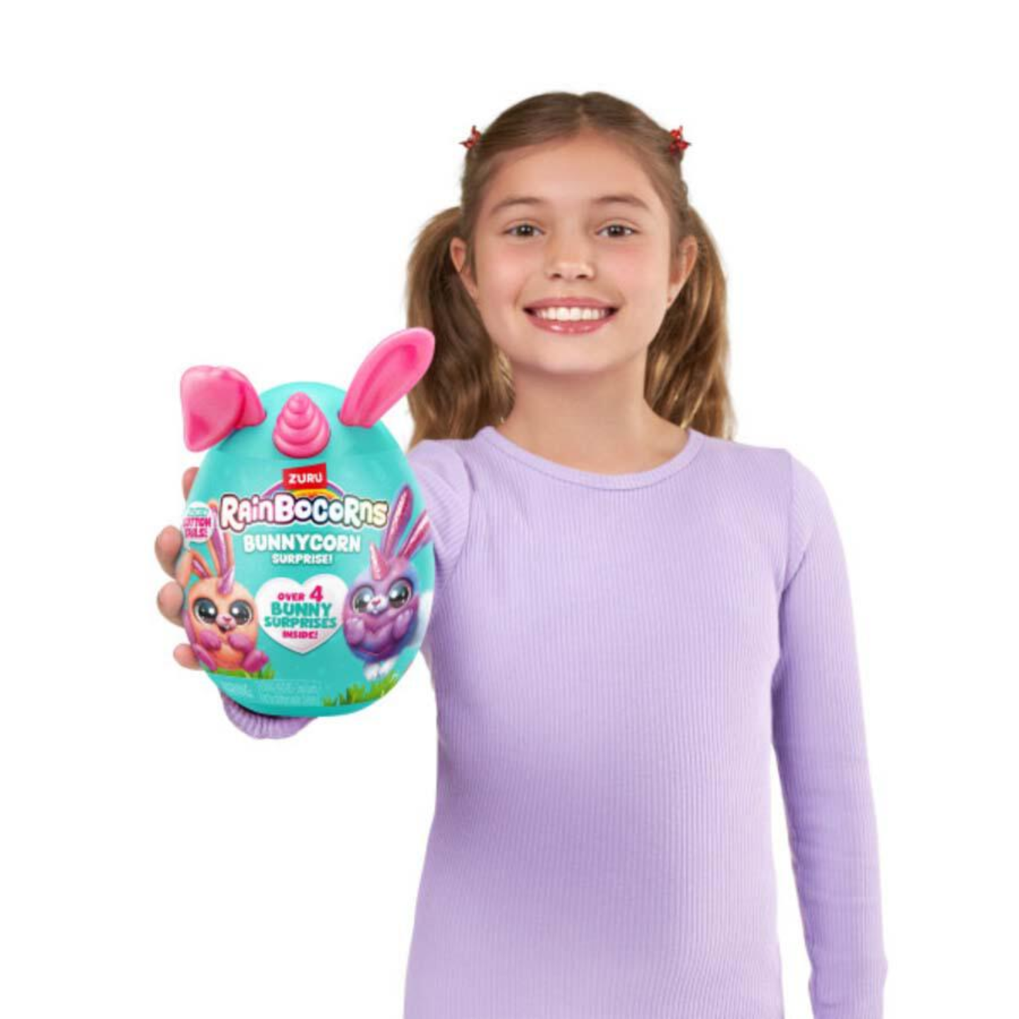 Rainbocorns Bunnycorn Surprise Series 2 Mini – Purple Collectible Soft Plush Toy by ZURU