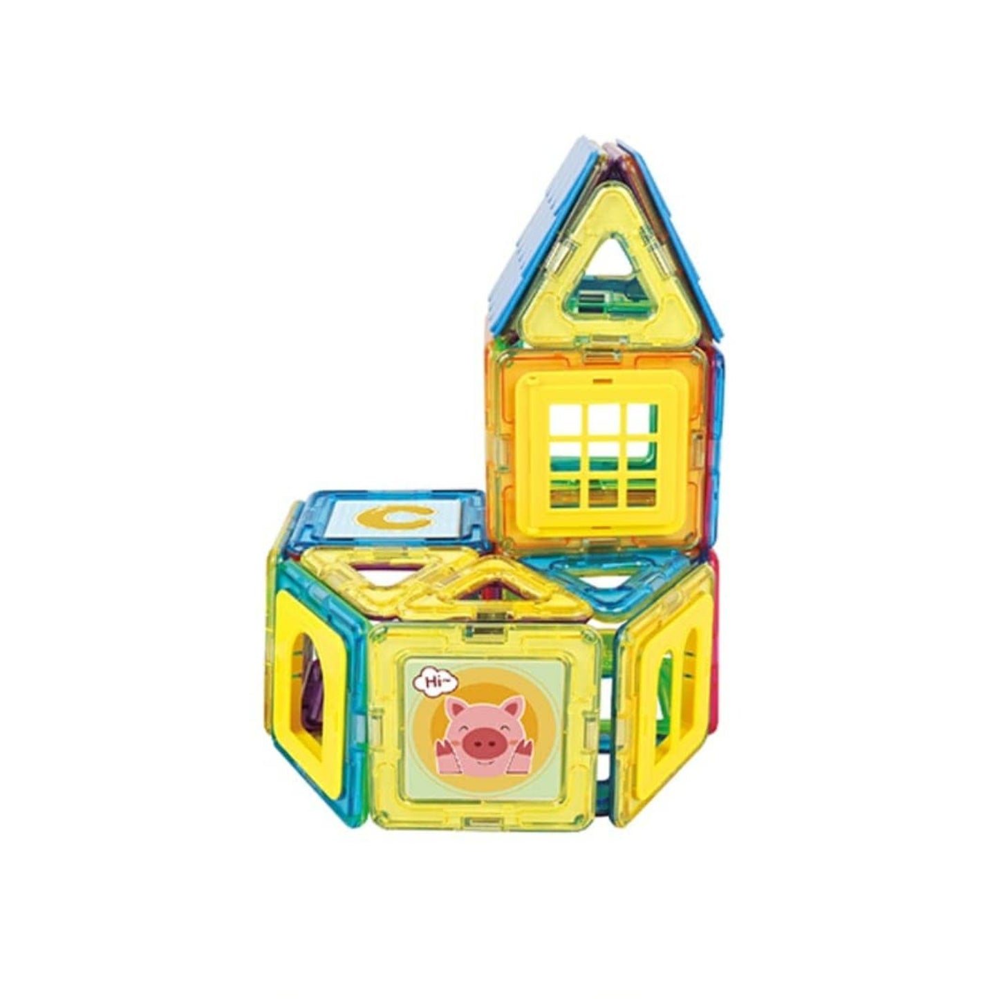 3D Magnetic Intellect - STEM Magnetic Building Set (104 Pieces) - Xinlebei Edition