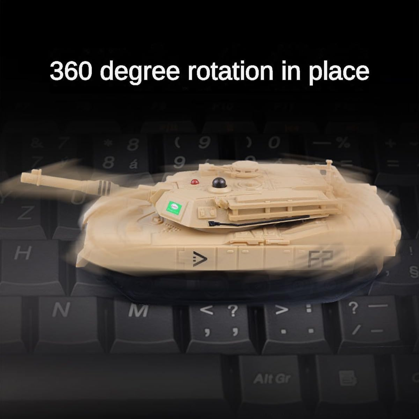 Happy Cow Remote Control Military Tank (Beige)