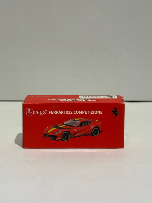 Ferrari 812 Competizione Red Die-Cast Model Car | Premium Supercar Collectible Toy