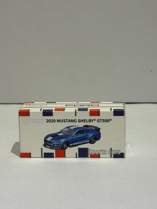 2021 Mustang Shelby GT500 Blue Die-Cast Model Car | Premium Muscle Car Collectible Toy