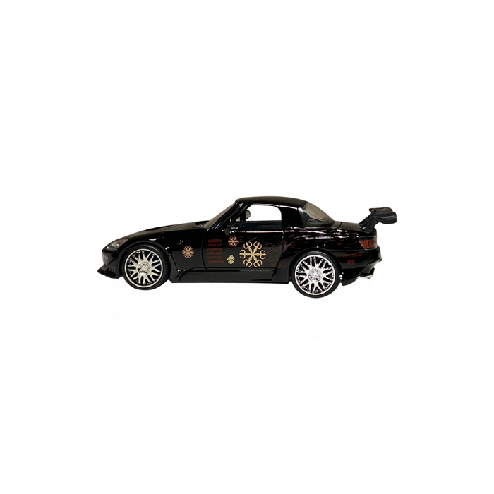 Fast & Furious Johnny's Honda S2000 Die-Cast Model Car – Black Collectible Toy Car