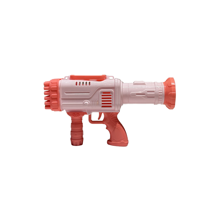 Bazooka Bubble Gun Toy for Kids – Pink Bubble Blaster | 36-Hole