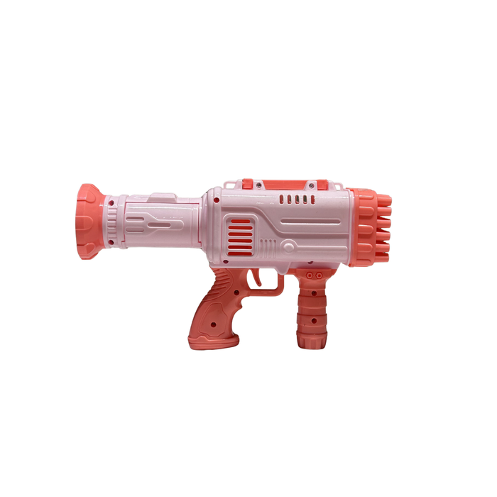 Bazooka Bubble Gun Toy for Kids – Pink Bubble Blaster | 36-Hole
