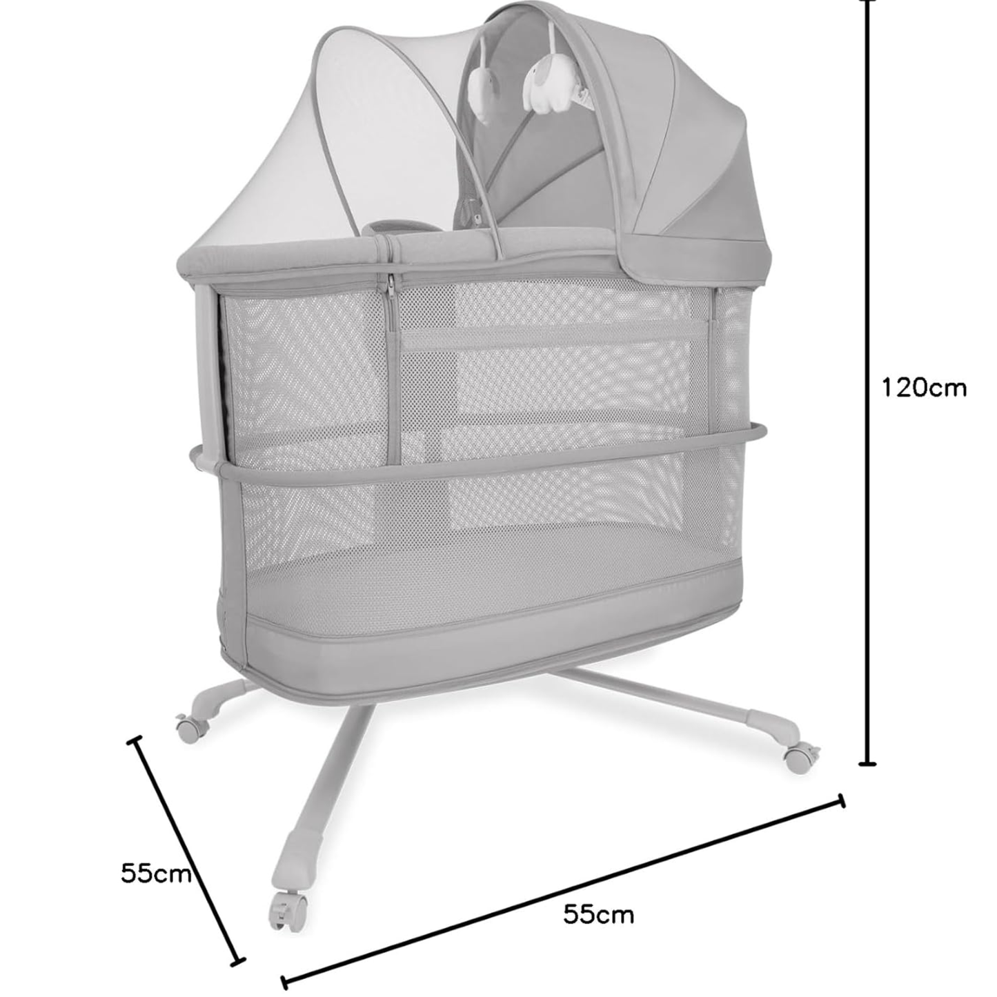 Mastela Dream Starlight Bedside Bassinet – Premium Comfort for Your Newborn