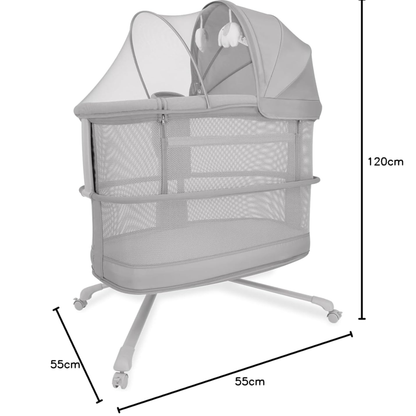 Mastela Dream Starlight Bedside Bassinet – Premium Comfort for Your Newborn