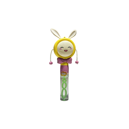 Cute Bunny Bubble Wand Toy for Kids – Automatic Bubble Maker with Soap Solution Tube