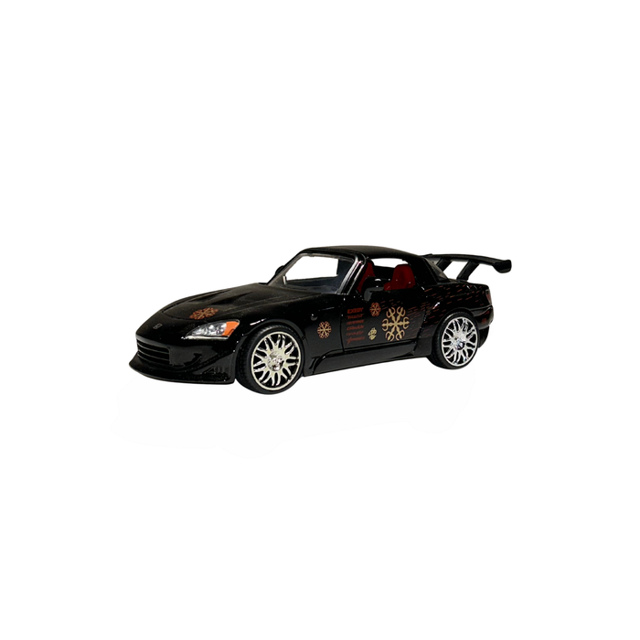 Fast & Furious Johnny's Honda S2000 Die-Cast Model Car – Black Collectible Toy Car