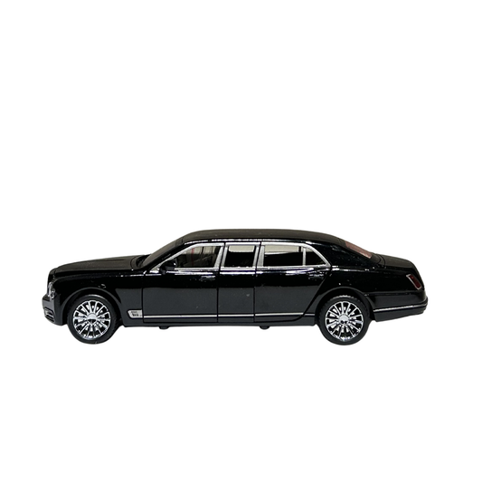 Luxury Black Limousine 1:24 Scale Die-Cast Model Car with Sound & Light Effects