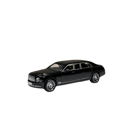 Luxury Black Limousine 1:24 Scale Die-Cast Model Car with Sound & Light Effects