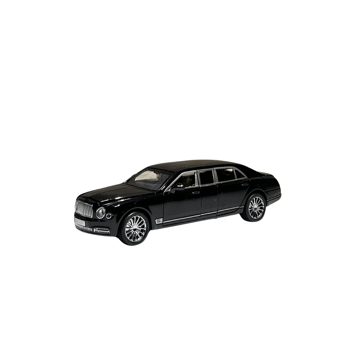 Luxury Black Limousine 1:24 Scale Die-Cast Model Car with Sound & Light Effects
