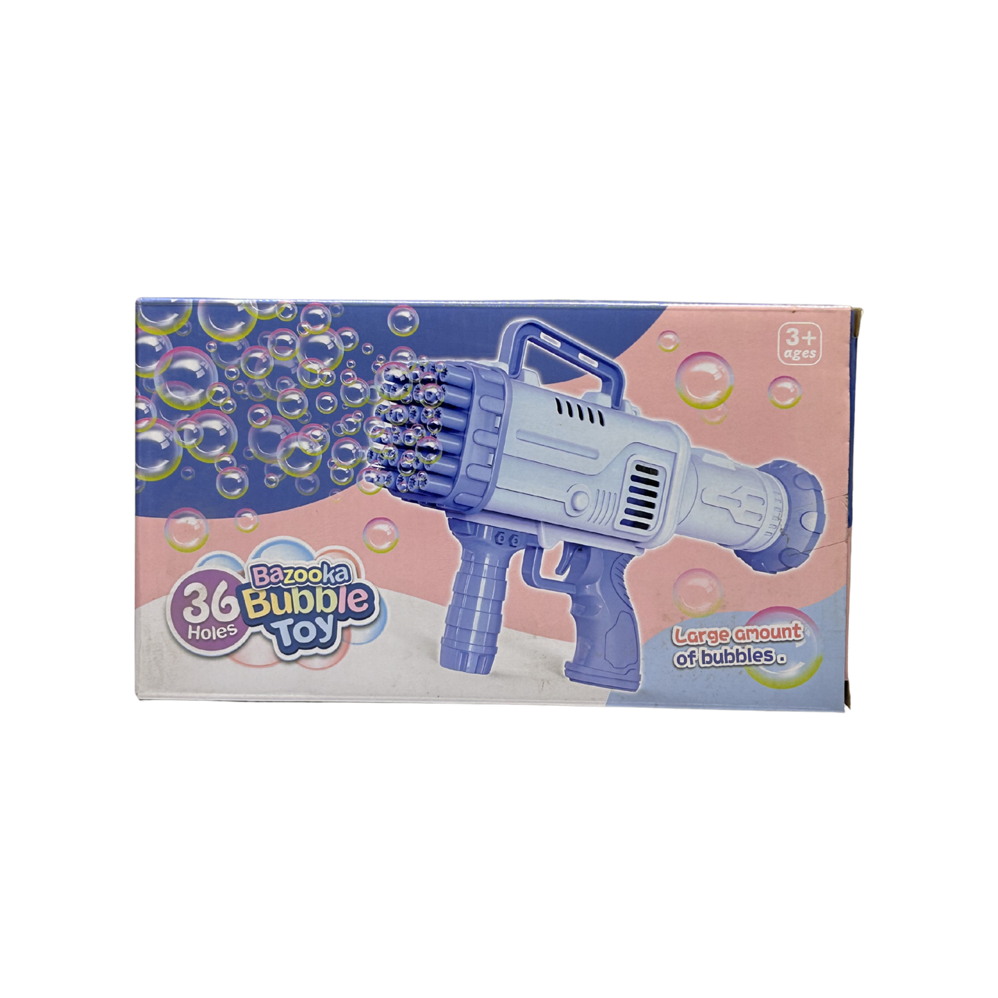 Bazooka Bubble Gun Toy for Kids – High Output Automatic Bubble Blaster | 36-Hole