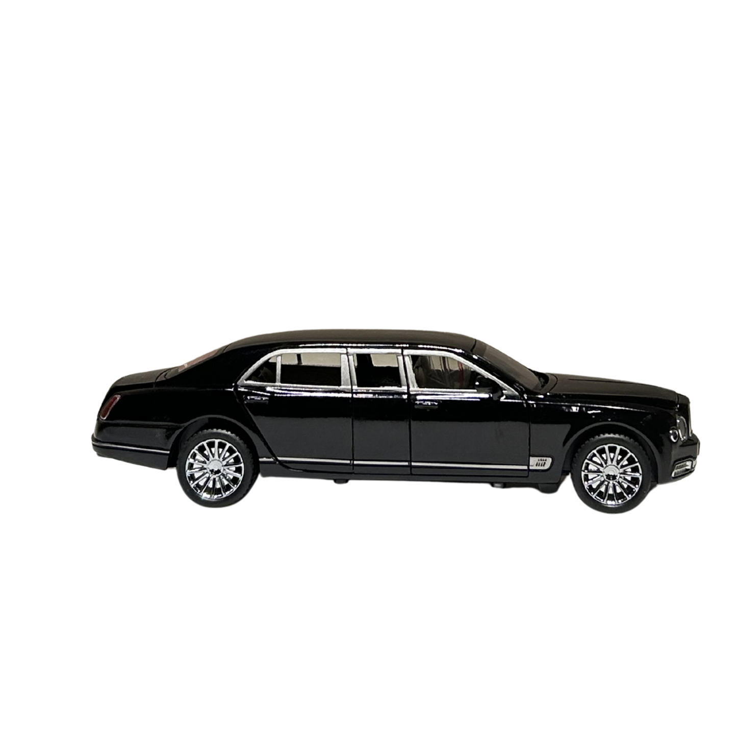 Luxury Black Limousine 1:24 Scale Die-Cast Model Car with Sound & Light Effects