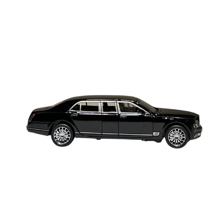 Luxury Black Limousine 1:24 Scale Die-Cast Model Car with Sound & Light Effects