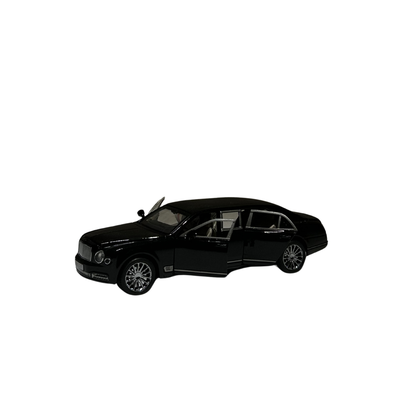 Luxury Black Limousine 1:24 Scale Die-Cast Model Car with Sound & Light Effects