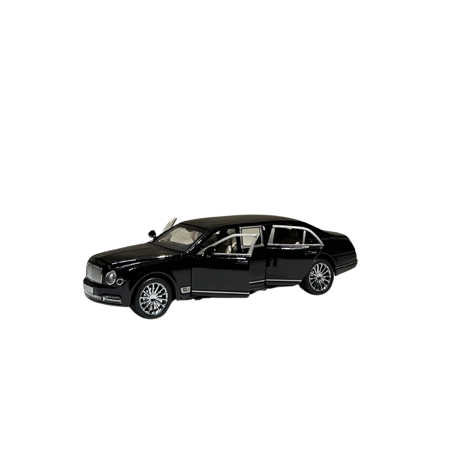 Luxury Black Limousine 1:24 Scale Die-Cast Model Car with Sound & Light Effects