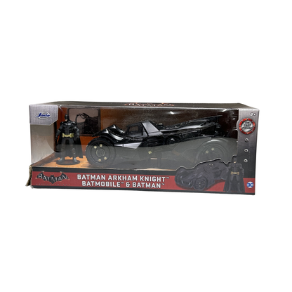 Batman Arkham Knight Batmobile with Batman Figure – Die-Cast Collectible Vehicle Set