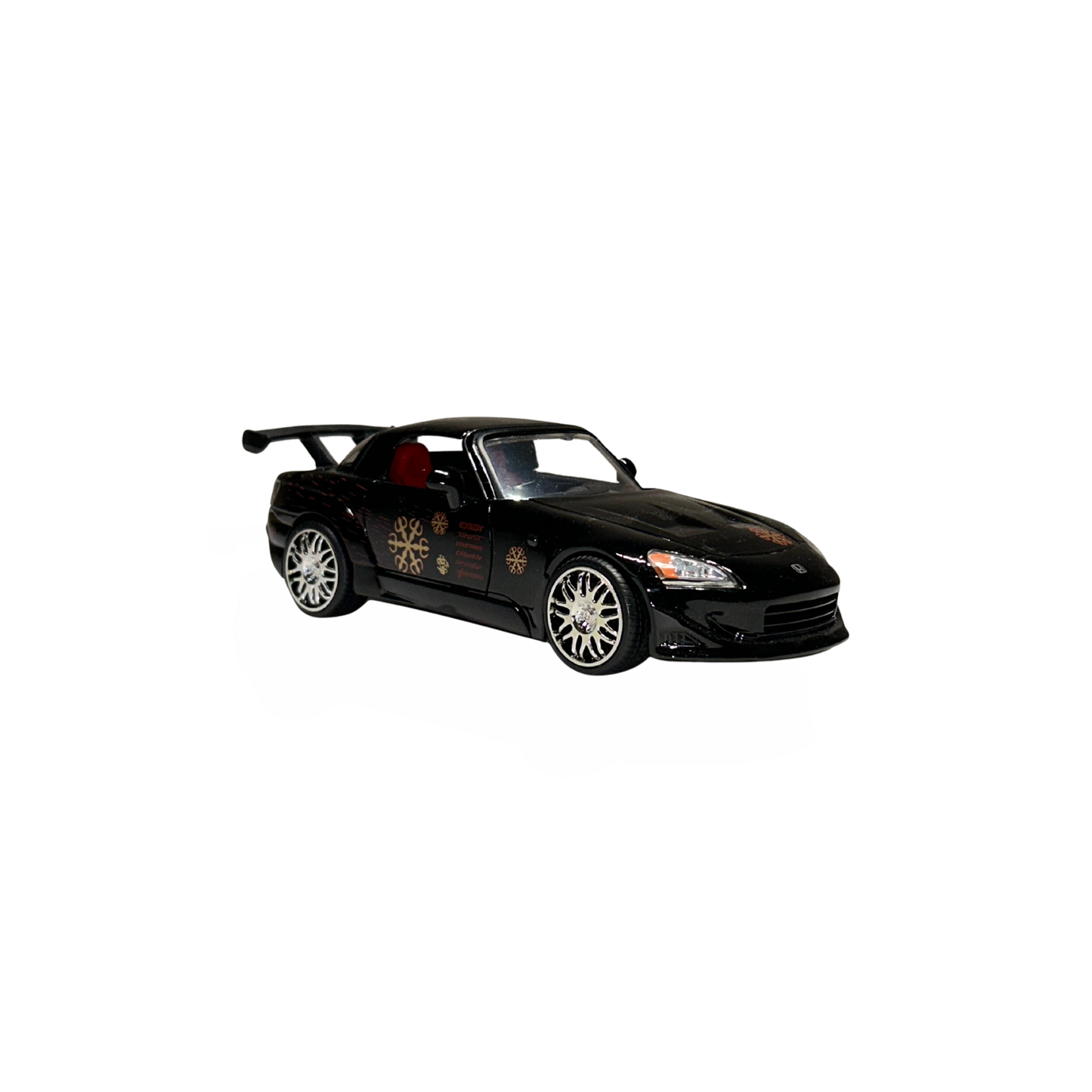 Fast & Furious Johnny's Honda S2000 Die-Cast Model Car – Black Collectible Toy Car