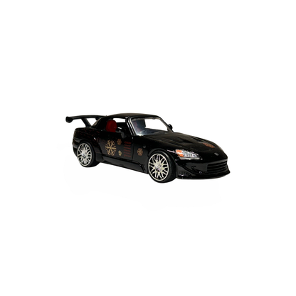 Fast & Furious Johnny's Honda S2000 Die-Cast Model Car – Black Collectible Toy Car