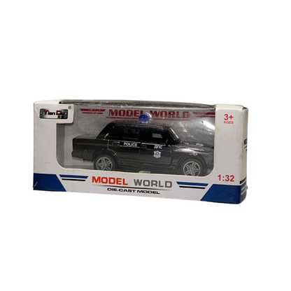 Die-Cast Police Car Toy – Metal Model Vehicle for Kids | 1:32 Scale