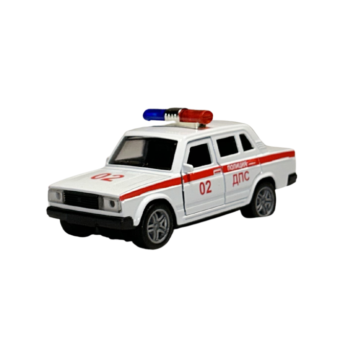Police Patrol Die-Cast Toy Car – 1:32 Scale Collectible Model Vehicle