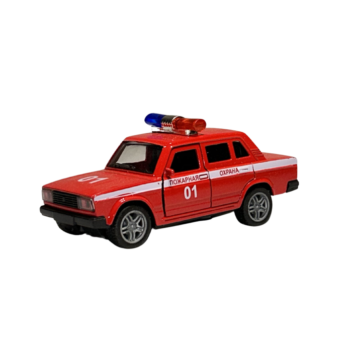 Red Emergency Response Die-Cast Toy Car – 1:32 Scale Model Vehicle for Kids & Collectors