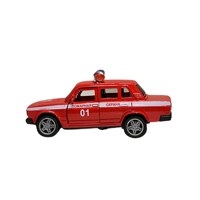 Red Emergency Response Die-Cast Toy Car – 1:32 Scale Model Vehicle for Kids & Collectors