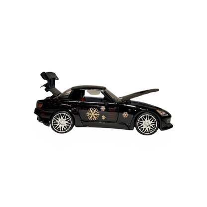 Fast & Furious Johnny's Honda S2000 Die-Cast Model Car – Black Collectible Toy Car