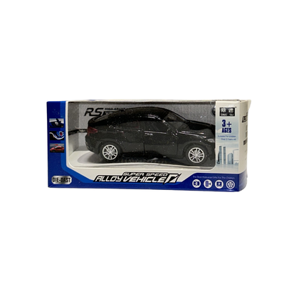 Premium Black SUV Die-Cast Alloy Toy Car – Realistic Miniature Vehicle for Kids & Collectors