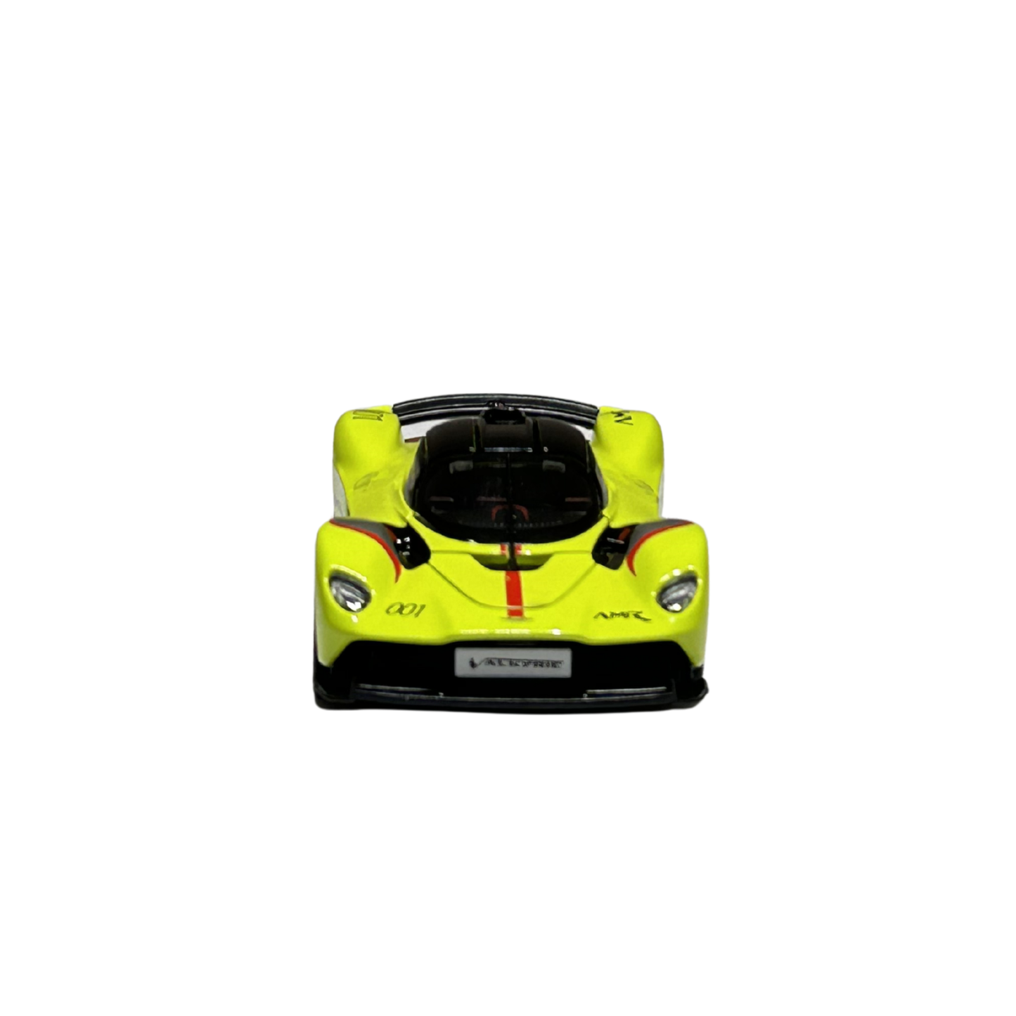 Aston Martin Valkyrie AMR Pro Lime Diecast Car Model with Display Case – Official Licensed Collectible | 1:32 Scale