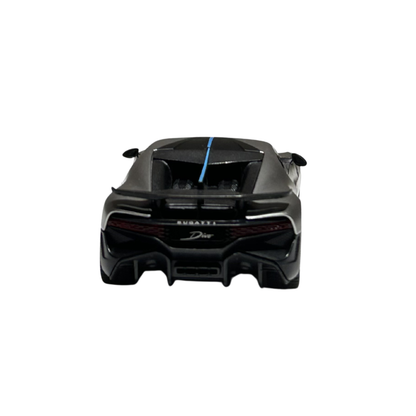 Bugatti Divo Silver Diecast Car Model with Display Case – 1:32 Scale Official Licensed Collectible
