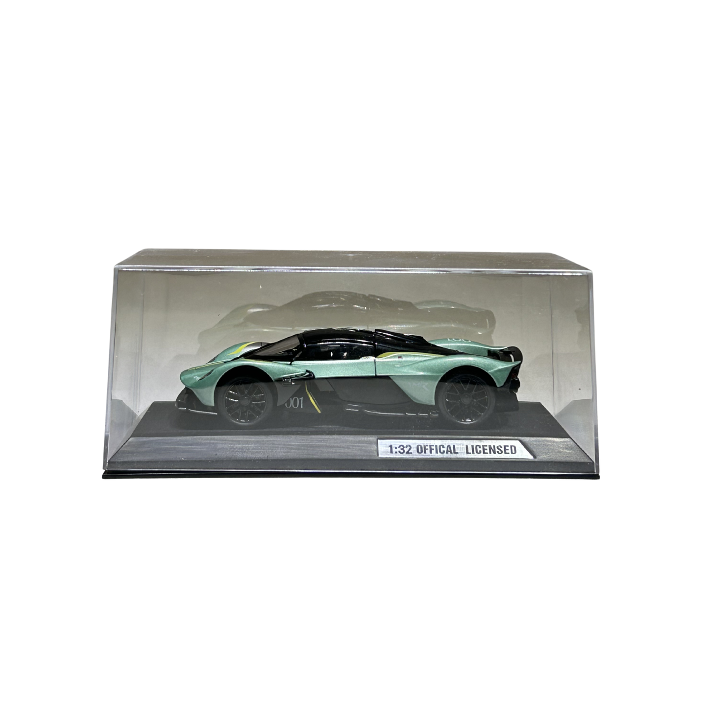 Aston Martin Valkyrie AMR Pro Green Diecast Car Model with Display Case – Official Licensed Collectible | 1:32 Scale
