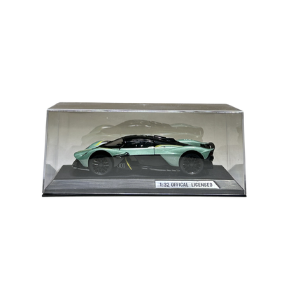Aston Martin Valkyrie AMR Pro Green Diecast Car Model with Display Case – Official Licensed Collectible | 1:32 Scale