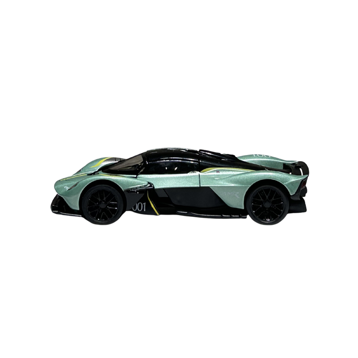 Aston Martin Valkyrie AMR Pro Green Diecast Car Model with Display Case – Official Licensed Collectible | 1:32 Scale