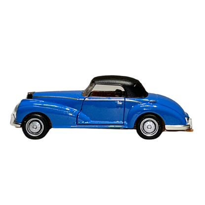 Classic Convertible Die-Cast Car Model 1:32 Scale – Blue Vintage Collectible Car