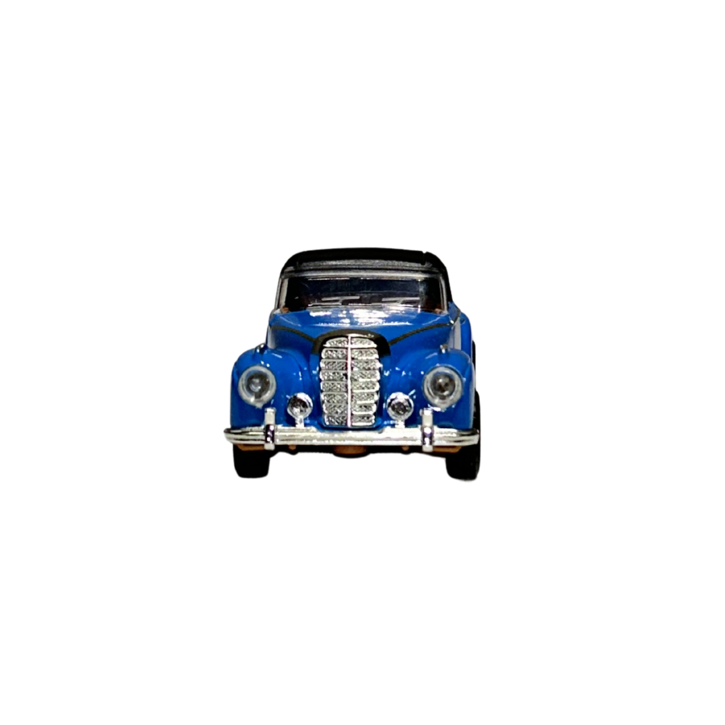 Classic Convertible Die-Cast Car Model 1:32 Scale – Blue Vintage Collectible Car