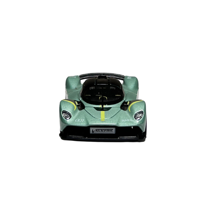 Aston Martin Valkyrie AMR Pro Green Diecast Car Model with Display Case – Official Licensed Collectible | 1:32 Scale