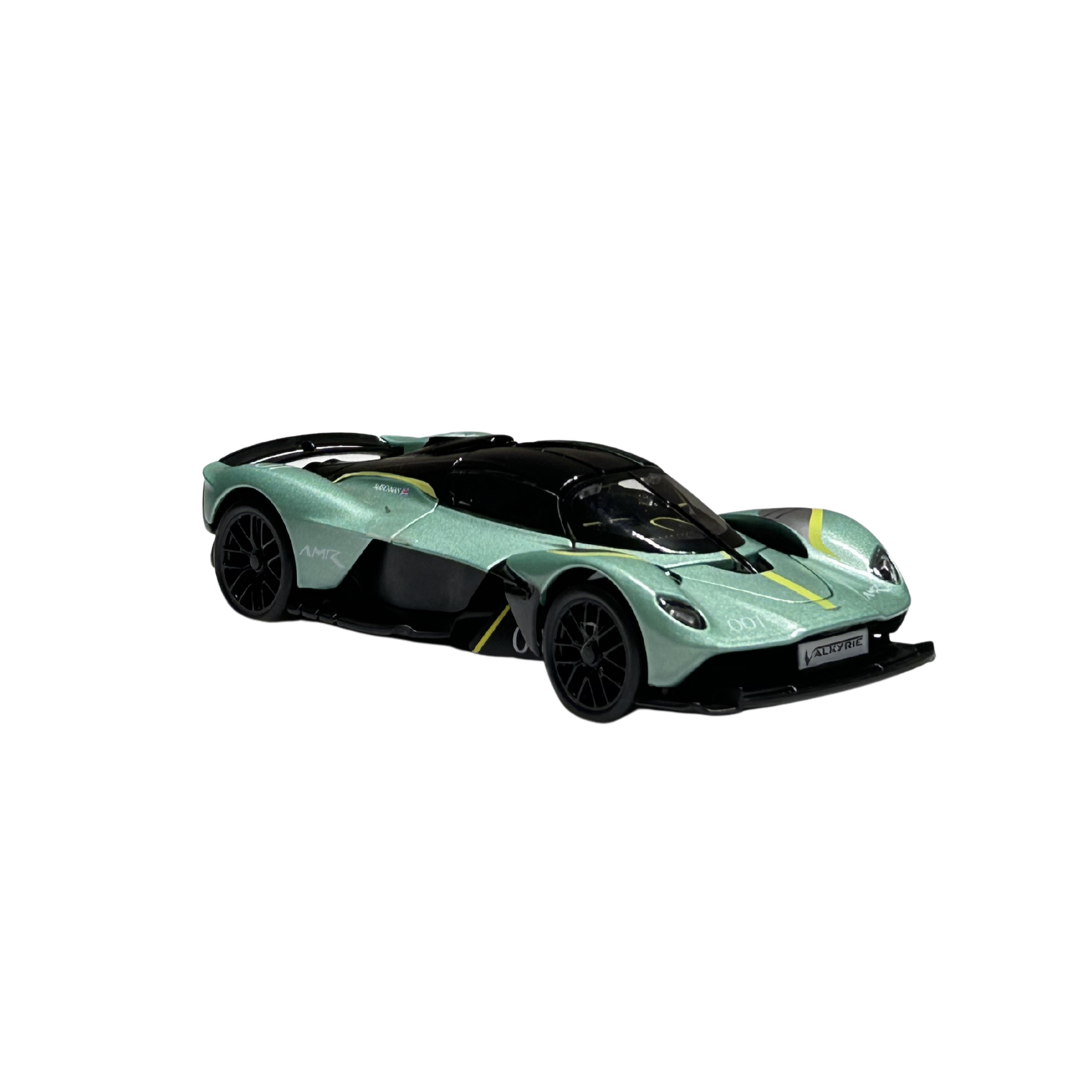 Aston Martin Valkyrie AMR Pro Green Diecast Car Model with Display Case – Official Licensed Collectible | 1:32 Scale