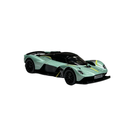 Aston Martin Valkyrie AMR Pro Green Diecast Car Model with Display Case – Official Licensed Collectible | 1:32 Scale