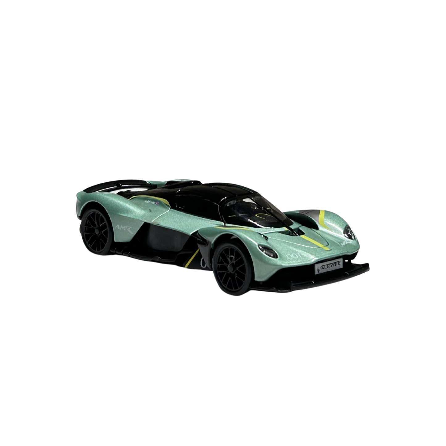 Aston Martin Valkyrie AMR Pro Green Diecast Car Model with Display Case – Official Licensed Collectible | 1:32 Scale