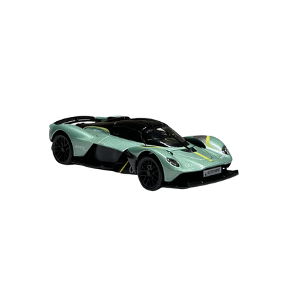Aston Martin Valkyrie AMR Pro Green Diecast Car Model with Display Case – Official Licensed Collectible | 1:32 Scale