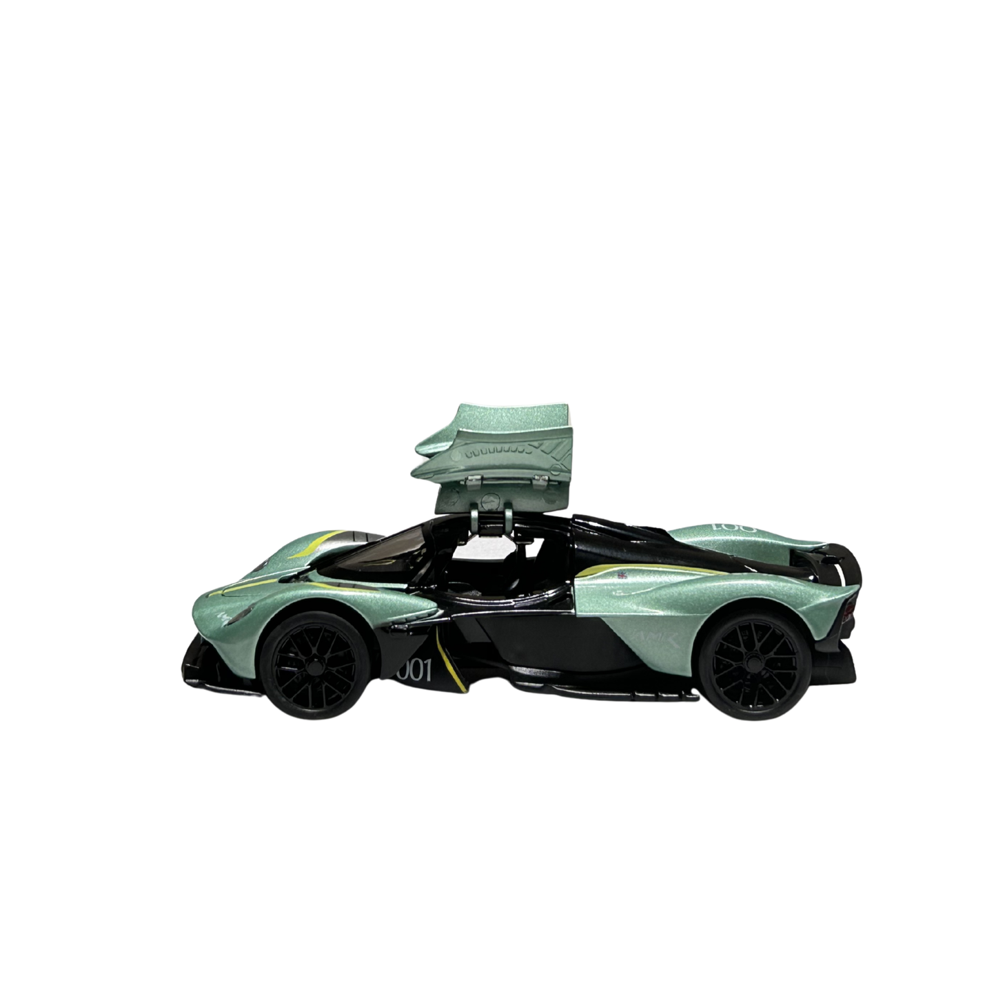 Aston Martin Valkyrie AMR Pro Green Diecast Car Model with Display Case – Official Licensed Collectible | 1:32 Scale