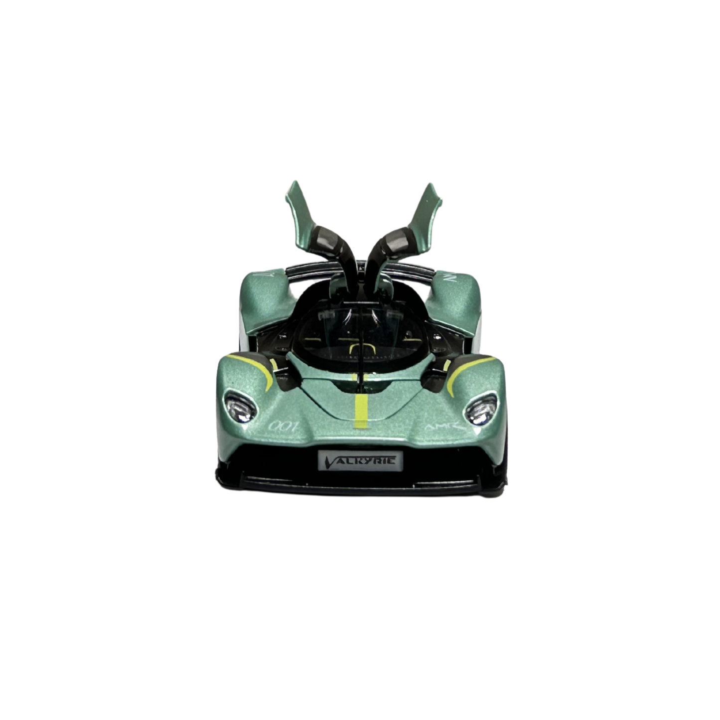 Aston Martin Valkyrie AMR Pro Green Diecast Car Model with Display Case – Official Licensed Collectible | 1:32 Scale