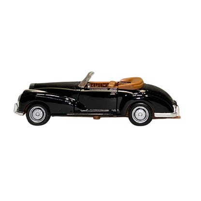 Classic Convertible Die-Cast Car Model 1:32 Scale – Black Vintage Collectible Car
