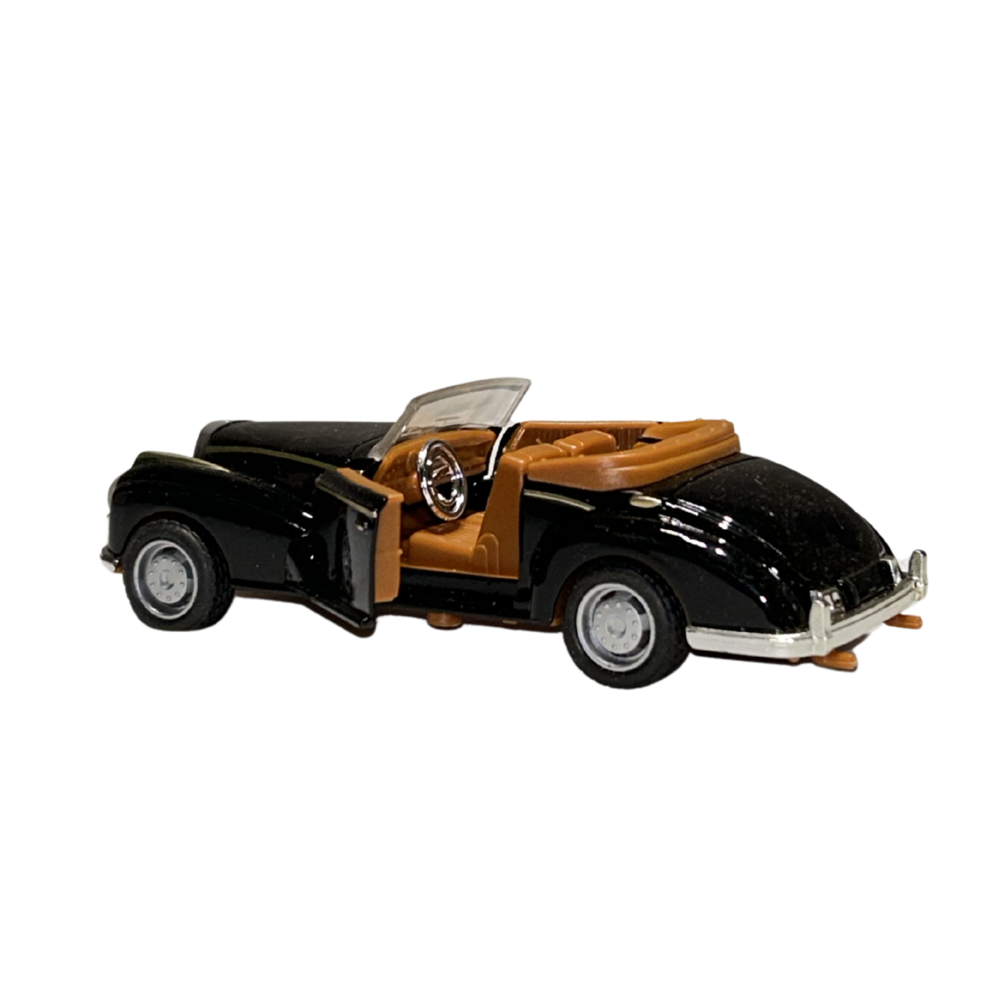 Classic Convertible Die-Cast Car Model 1:32 Scale – Black Vintage Collectible Car